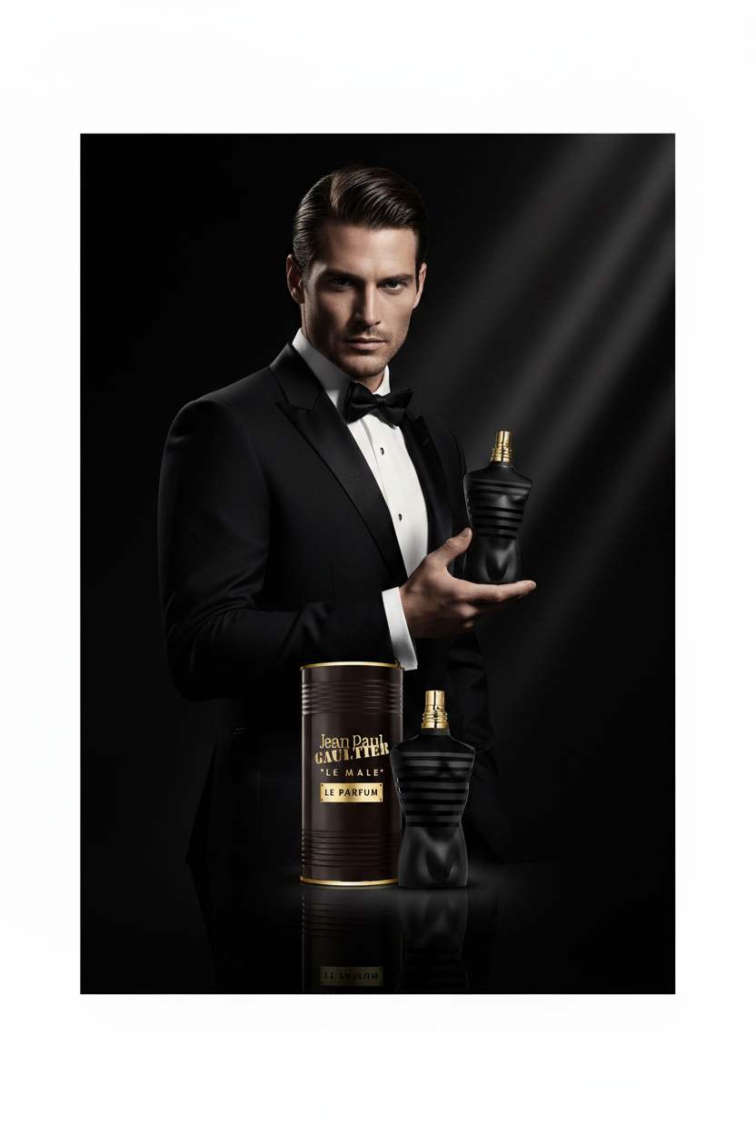 Le Male Le Parfum - Black Tuxedo Campaign