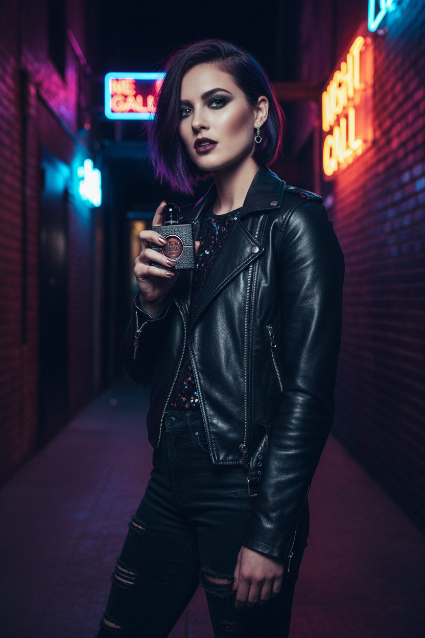 YSL Black Opium – Woman Portrait
